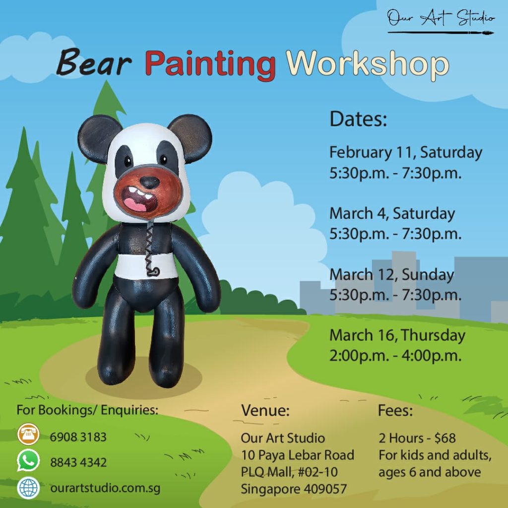 Bear Painting Workshop - Our Art Studio
